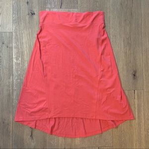 FIG Bamboo/Cotton High-Low Midi Skirt